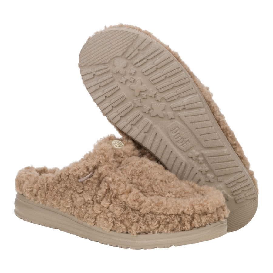 Wendy Slipper – Cozy Timber Wolf - Image 4