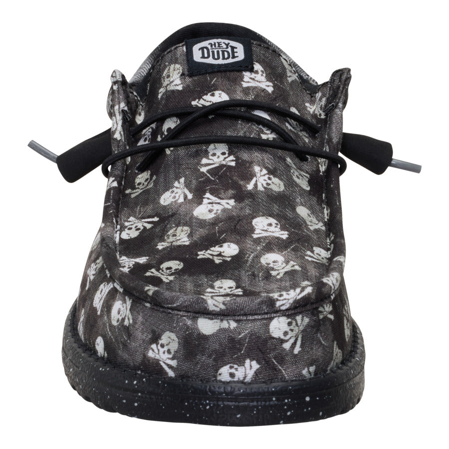 Wally Funk Skull Print – Black/Black Oyster - Image 4