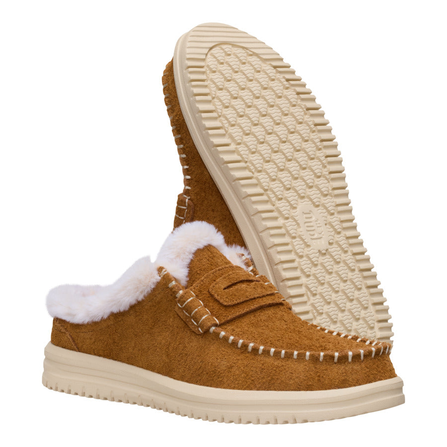 Wendy NXT Mule Cozy – Spice Brown/Wood Ash - Image 3