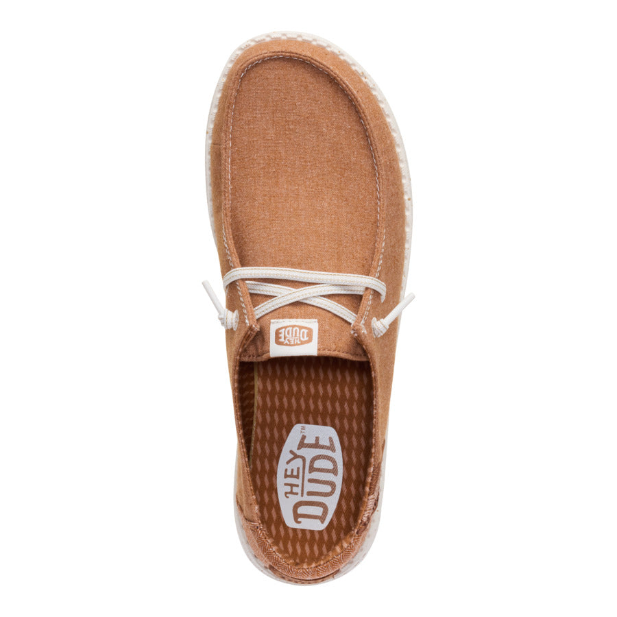 Wendy Break Brushed Linen – Chestnut - Image 6